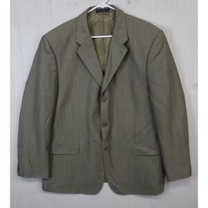 Bernhard Altmann Couture Jacket Size 46R Sport Coat Gray 3 Button Solid